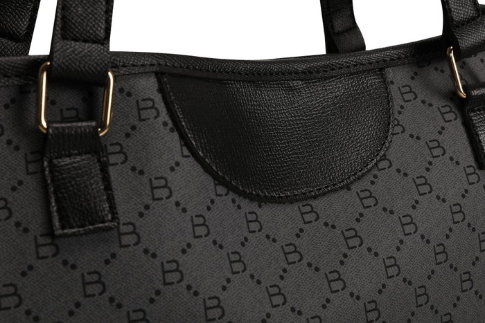Lucky Bees 355 v2 Bolso Tote Gris y Negro